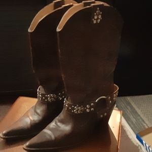 Charlotte Russe rhinestone boots